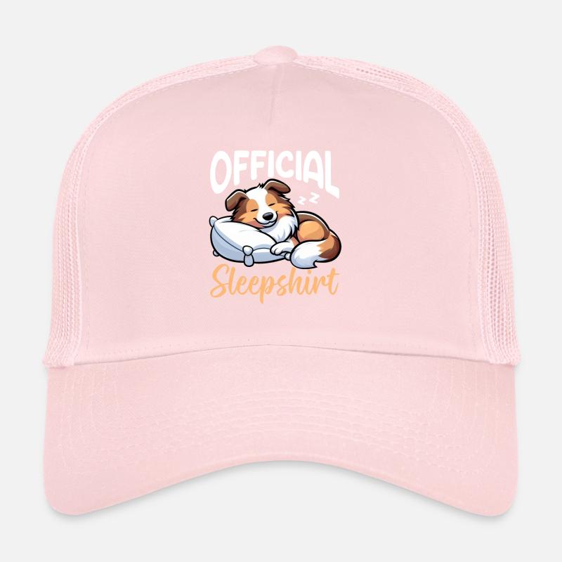 Official Sleeper Collie Lover Sleeps Trucker Cap