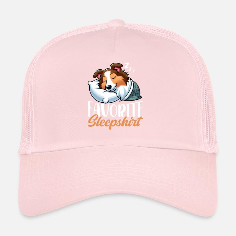 Official Sleeper Collie Lover Sleeps Trucker Cap