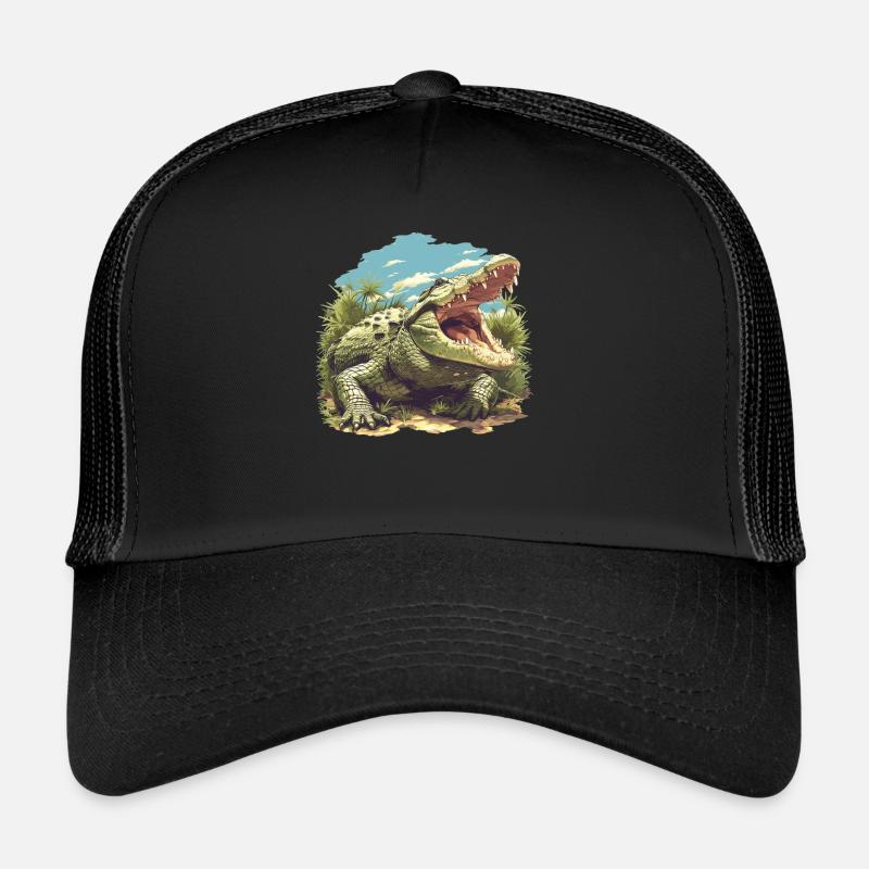 Crocodiles Crocodile Casquette trucker 