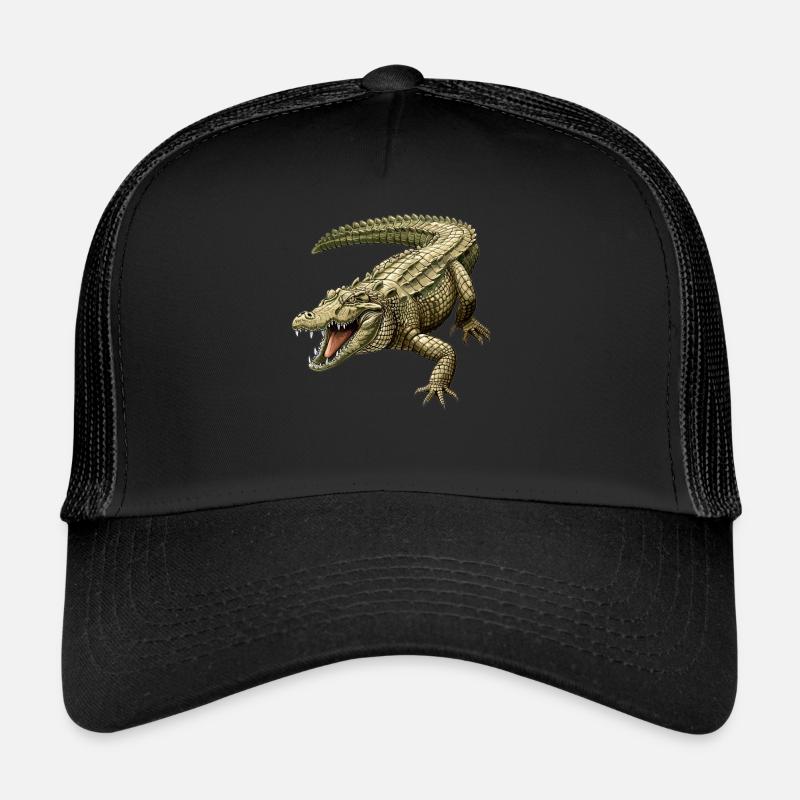 Crocodiles Crocodile - Casquette trucker  - noir/noir