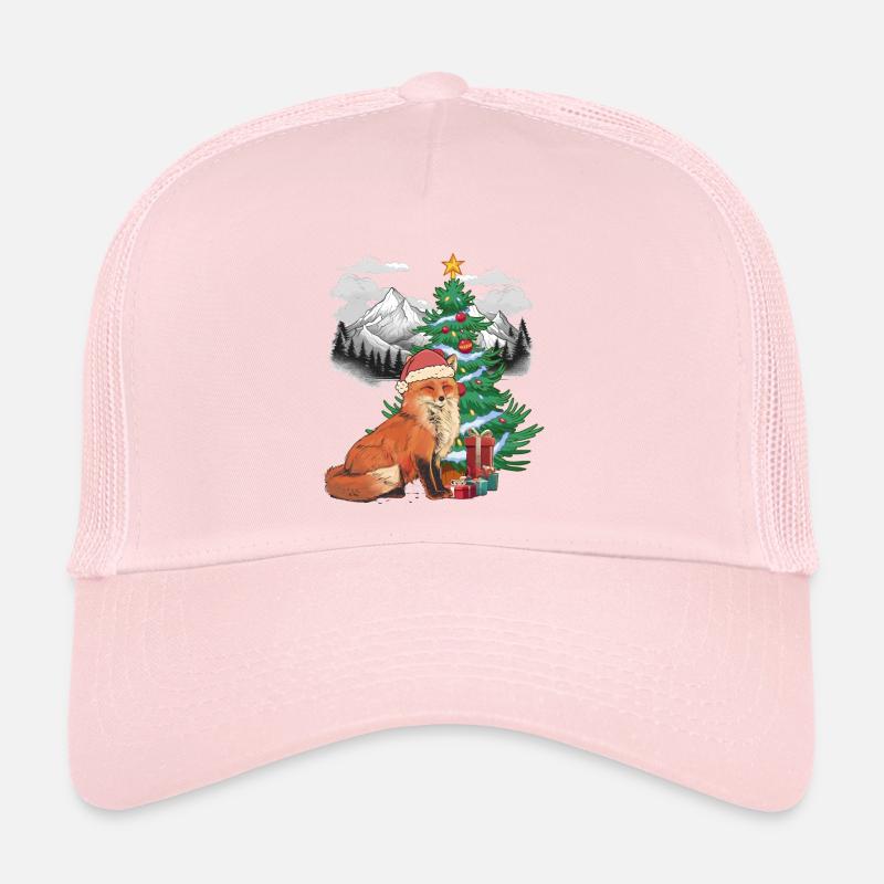 St. Nicholas Fox Foxes Santa Claus Santa Claus Trucker Cap
