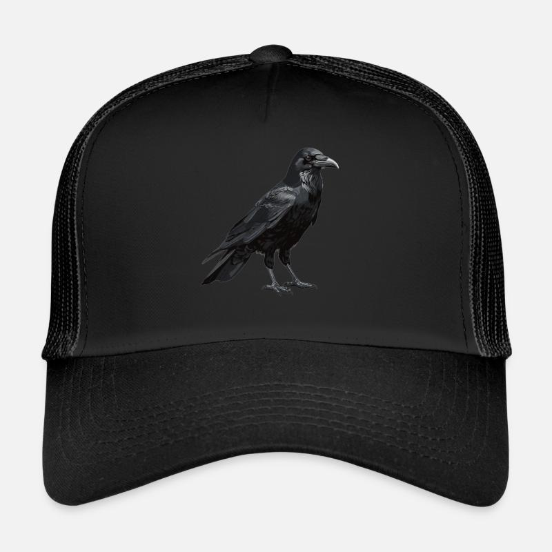 Crows Crow - Trucker Cap - black/black