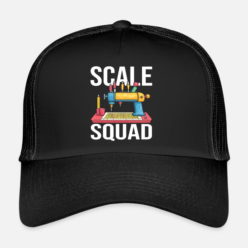 Modellbauer Kader - Trucker Cap - Schwarz/Schwarz