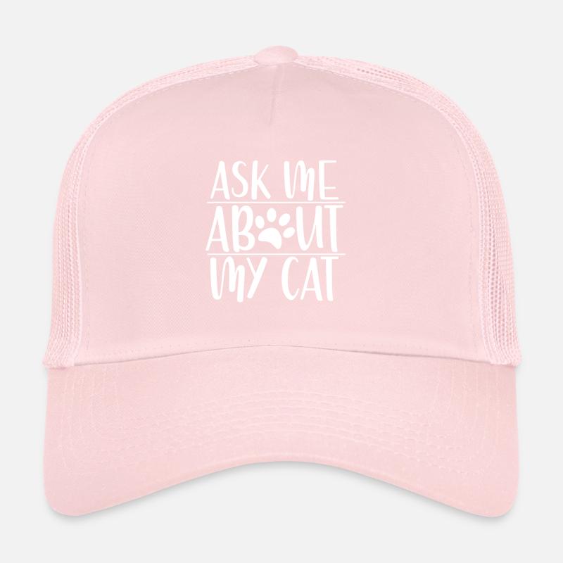 Cadeaux pour maman chat Casquette trucker 