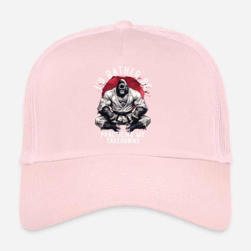 I'd Rather Be Practicing Takedowns BJJ Jiu Jitsu Trucker Cap