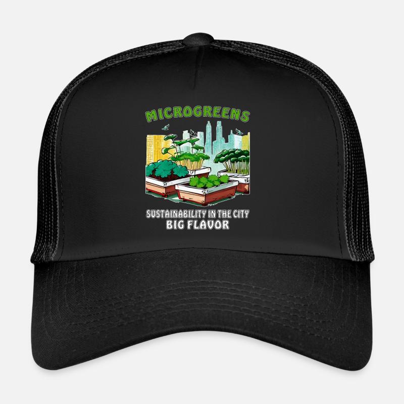 DURABILITÉ DES MICROGREENS DANS LA VILLE Casquette trucker 