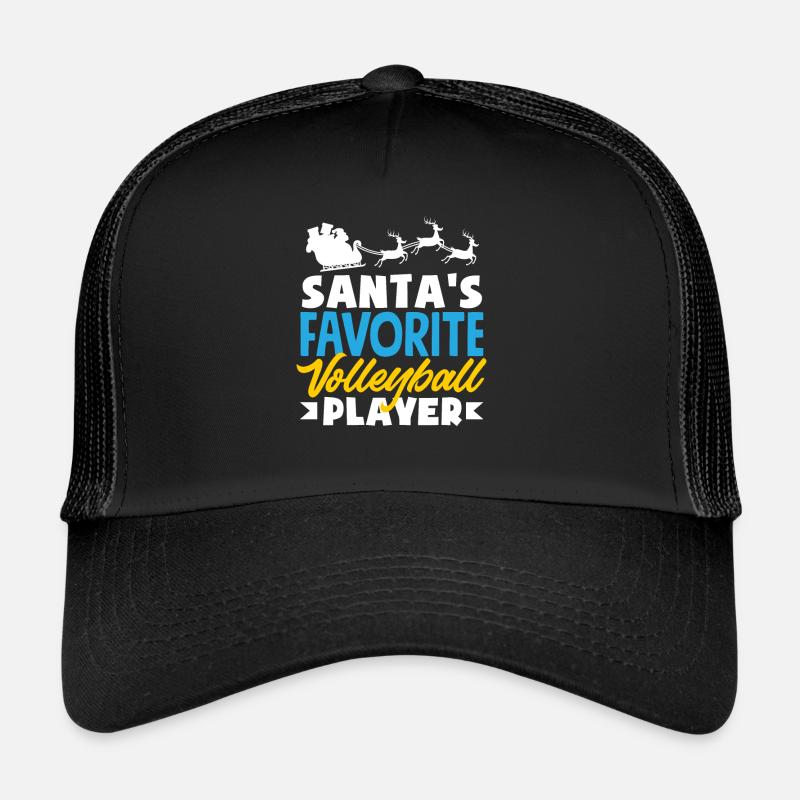 Volleyball Player Christmas Time Favorite Trucker Cap
