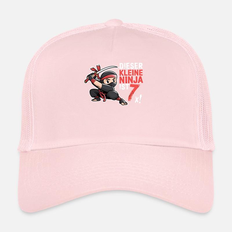 Ce petit Ninja a 7 ans Birthday Shirt Casquette trucker 