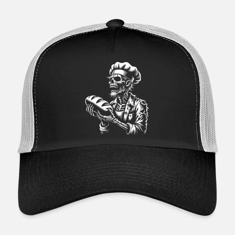 Zombie Baker Creepy Baker Trucker Cap