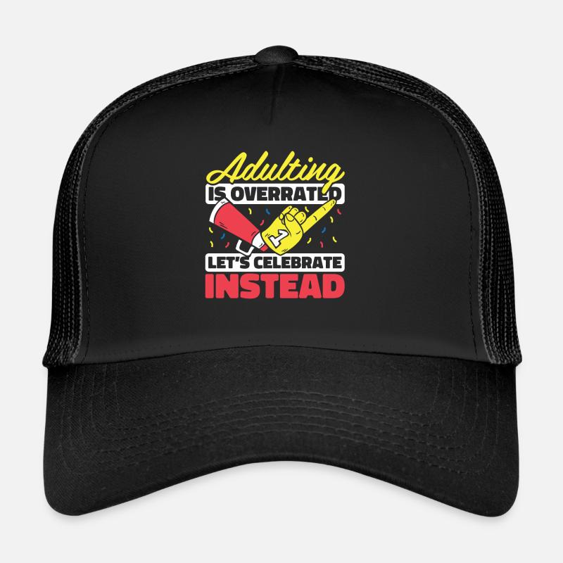 Cheerleader Cheerleading - Trucker Cap - Schwarz/Schwarz