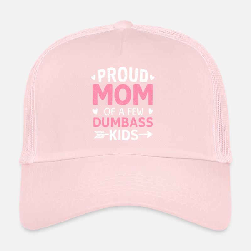 Stolze Mutter Von Ein Paar Dummen Kindern Lustiger Mütter-Witz Trucker Cap