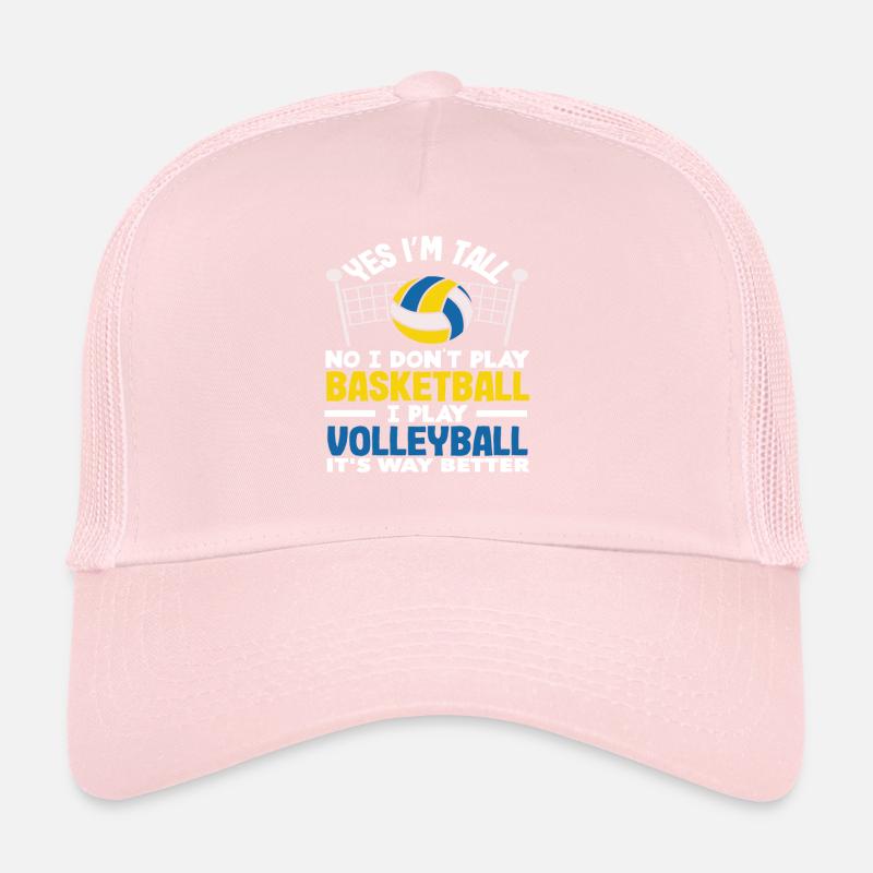Ja Ich Bin Groß Ich Spiele Volleyball Casquette trucker 