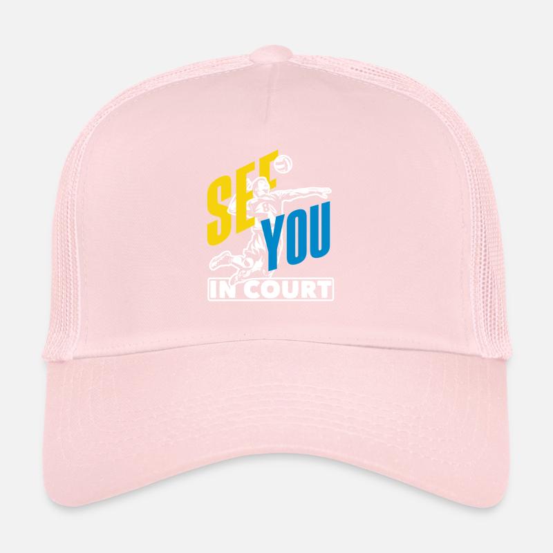 Volley-ball, vous vous voyez sur le terrain Casquette trucker 