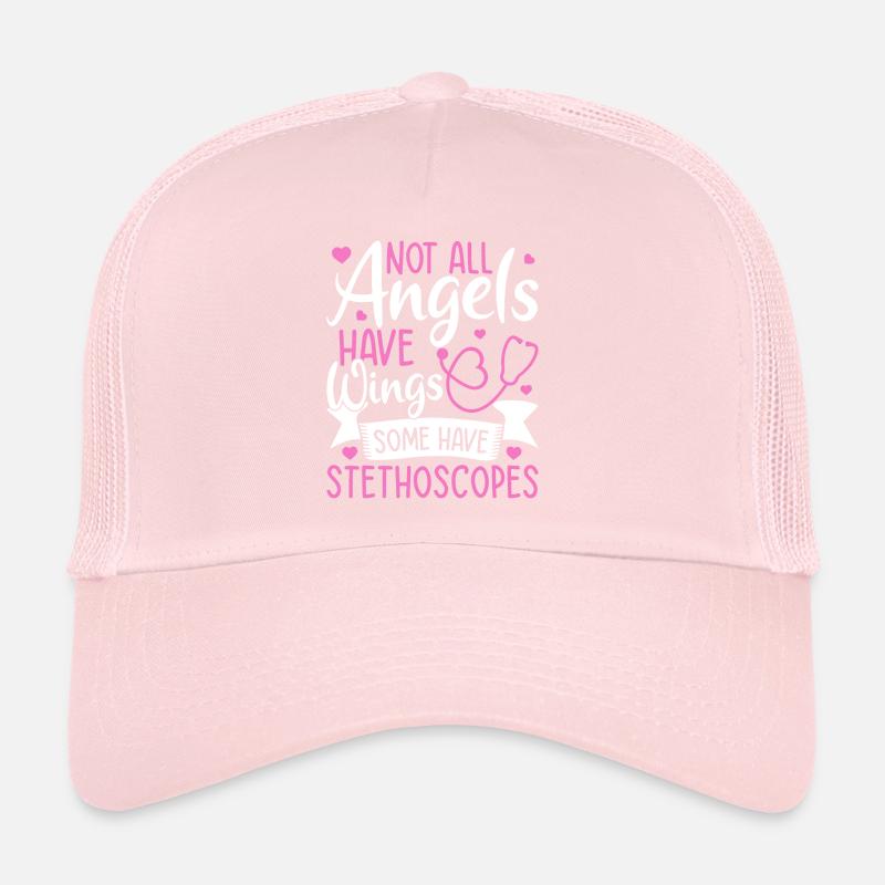 Tous les anges n’ont pas d’ailes, certains ont des stéthoscopes Casquette trucker 