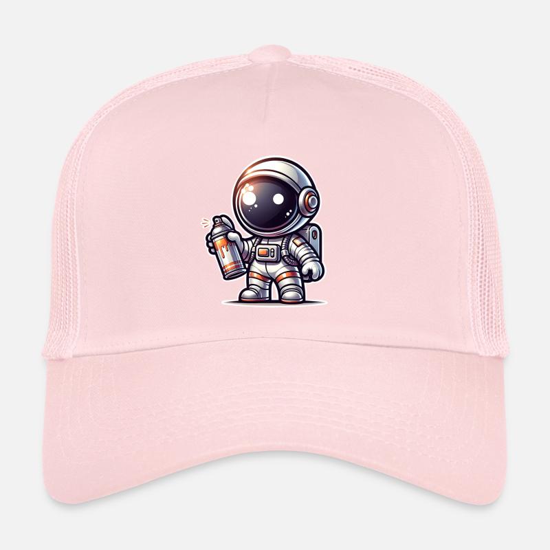 Pulvérisateur de graffitis astronaute Casquette trucker 