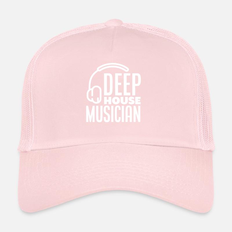 Amateur de techno musicien deep house Casquette trucker 