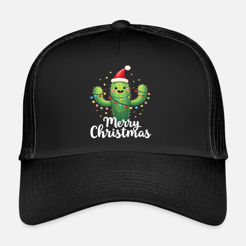 Cactus Christmas Cactus Cacti Trucker Cap