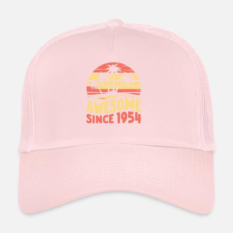 Awesome Seit 1954 Geburtstag Trucker Cap