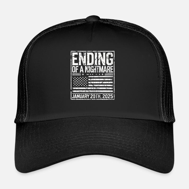 Fin d’un cauchemar, 20 janvier 2025 Casquette trucker 