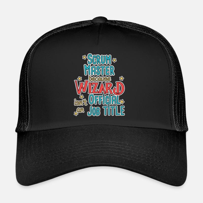Scrum Master Wizard Trucker Cap