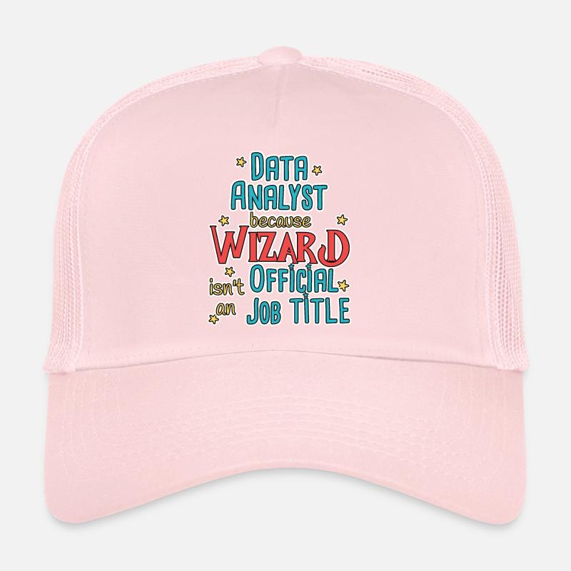 Data Analyst Wizard Trucker Cap