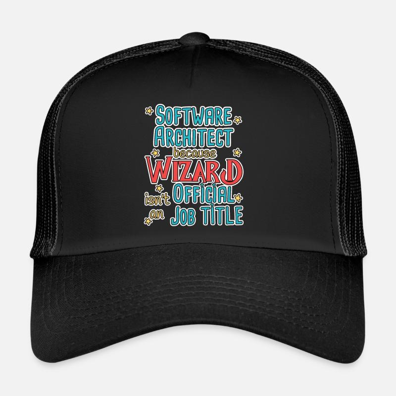 Software Architect Wizard Software Architecture Trucker Cap