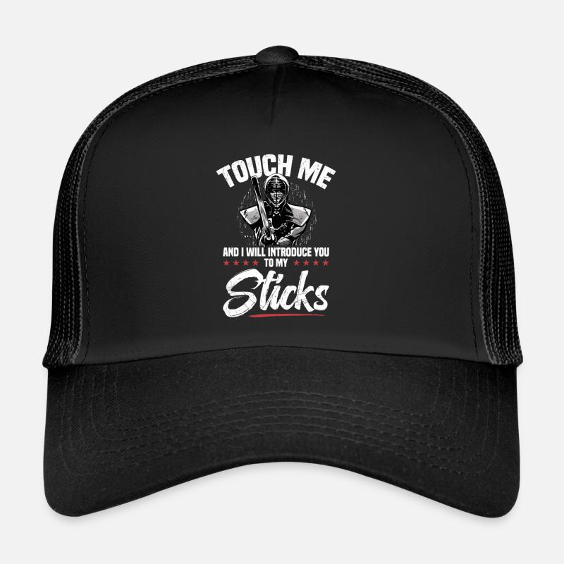 Touche-moi et je te donnerai mes bâtons Casquette trucker 