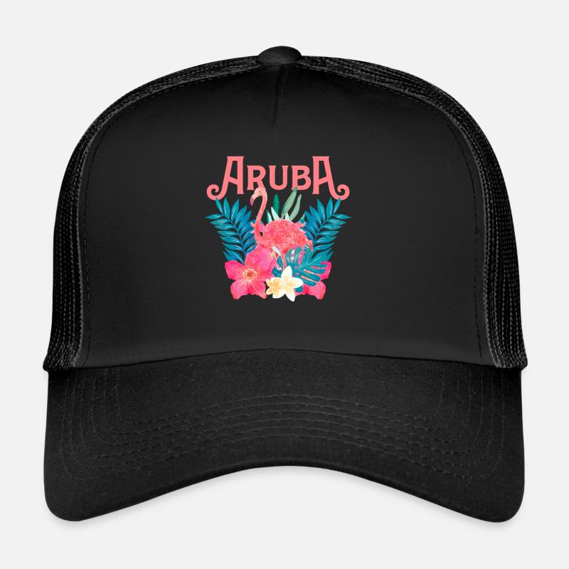 Aruba Karibik Sommer Meer Strand Geschenk Trucker Cap