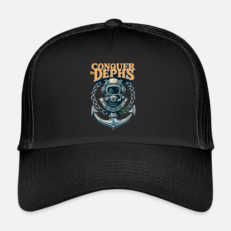 Conquer The Dephs Trucker Cap