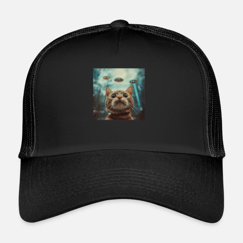 Chats Selfie avec OVNI, plus bizarre Casquette trucker 