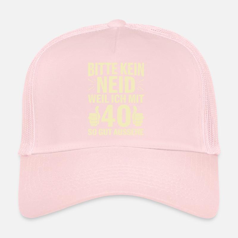 Bitte Kein Neid 40. Geburtstag Trucker Cap