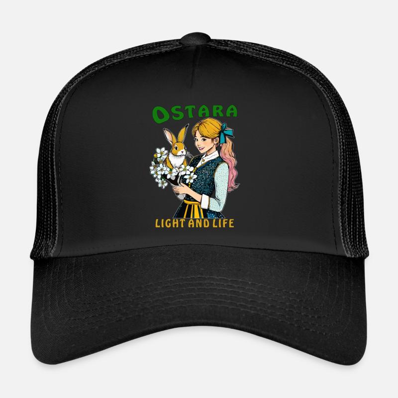 MRS. RABBIT FLOWER OSTARA LIGHT AND LIFE Trucker Cap