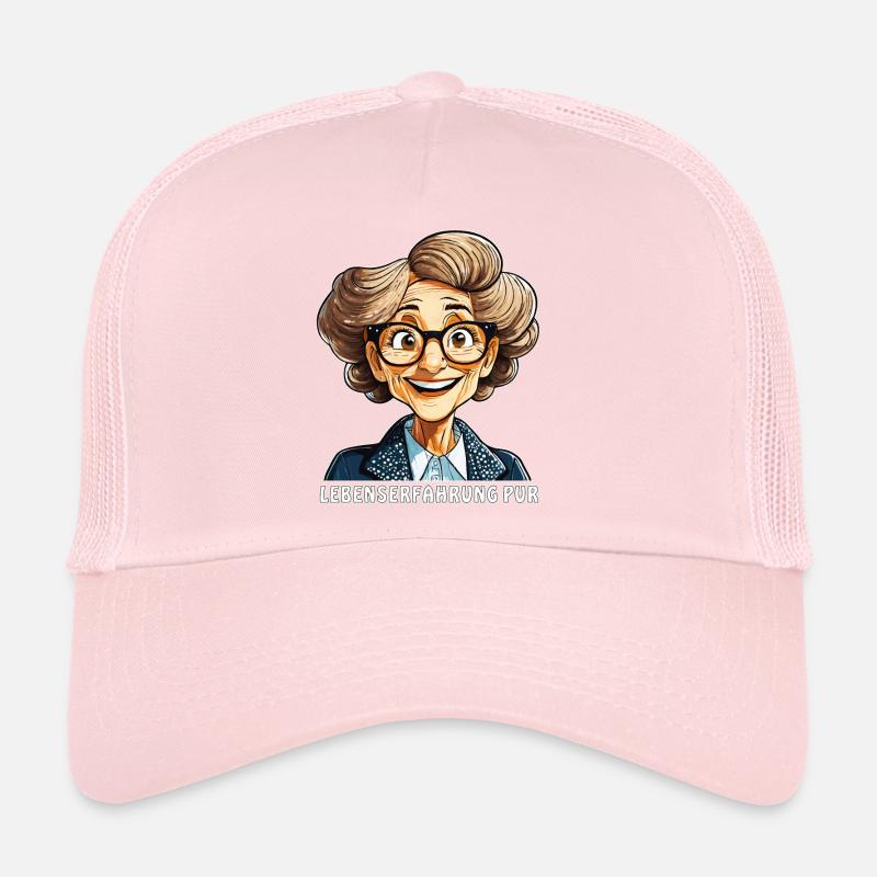 FEMME ÂGÉE EXPÉRIENCE DE VIE PURE Casquette trucker 