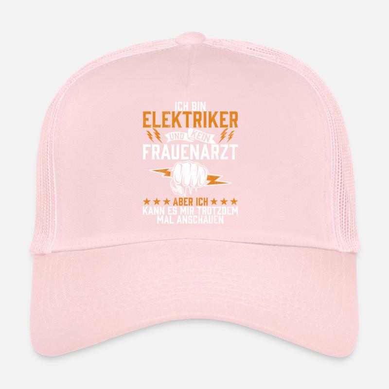 Electronics Technician Electrics Profession Volt Electrical Engineering Trucker Cap