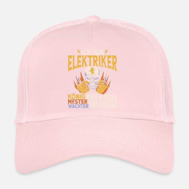 Electronics Technician Electrics Profession Volt Electrical Engineering Trucker Cap