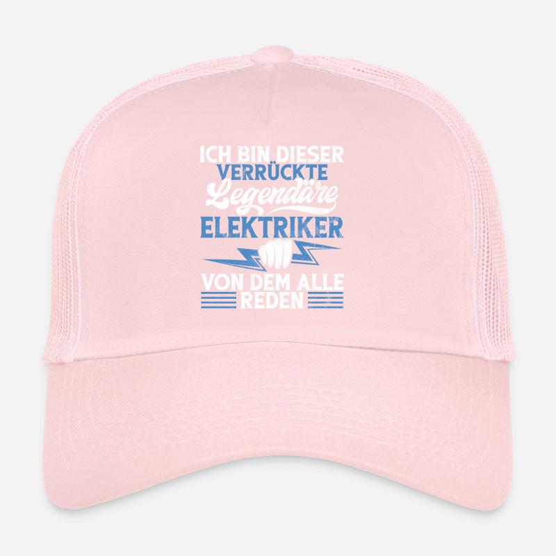 Electronics Technician Electrics Profession Volt Electrical Engineering Trucker Cap