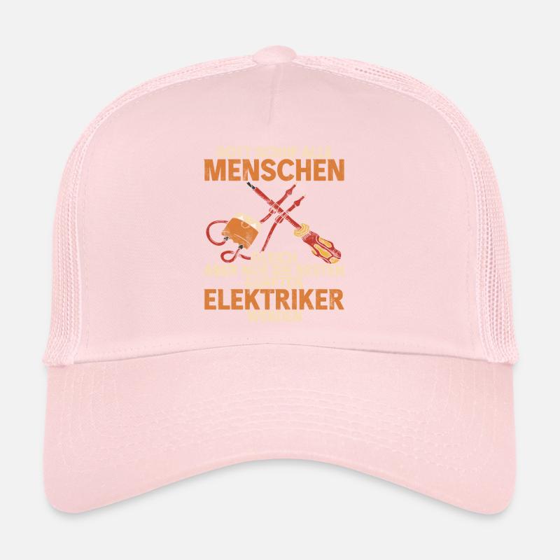 Electronics Technician Electrics Profession Volt Electrical Engineering Trucker Cap