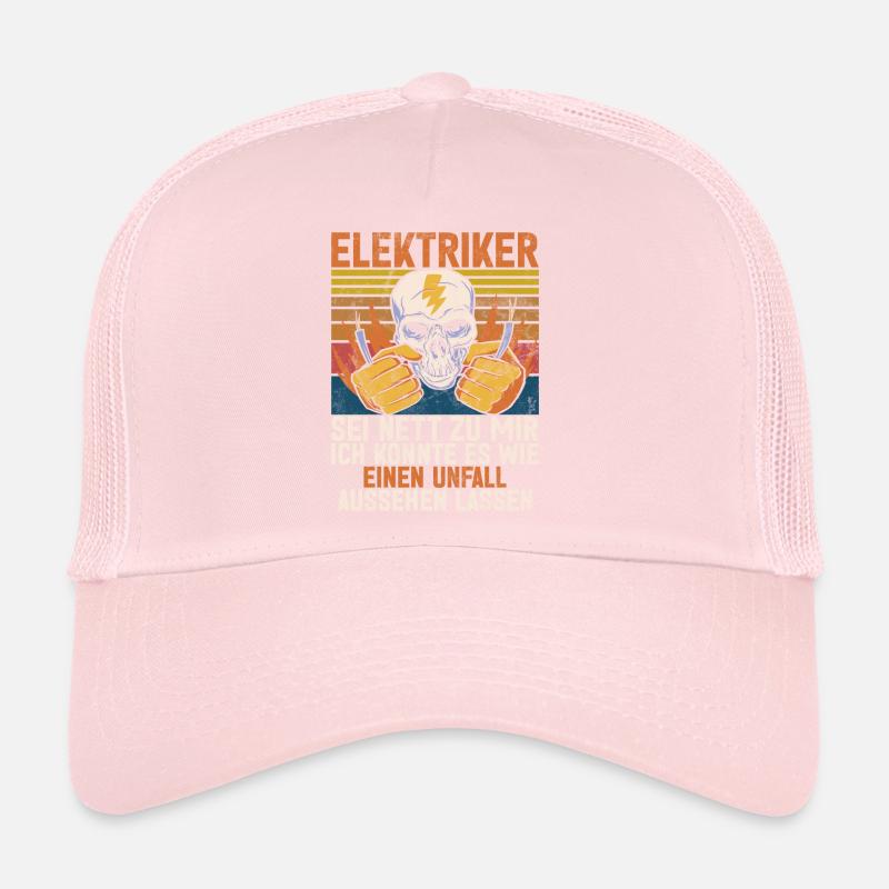 Electronics Technician Electrics Profession Volt Electrical Engineering Trucker Cap