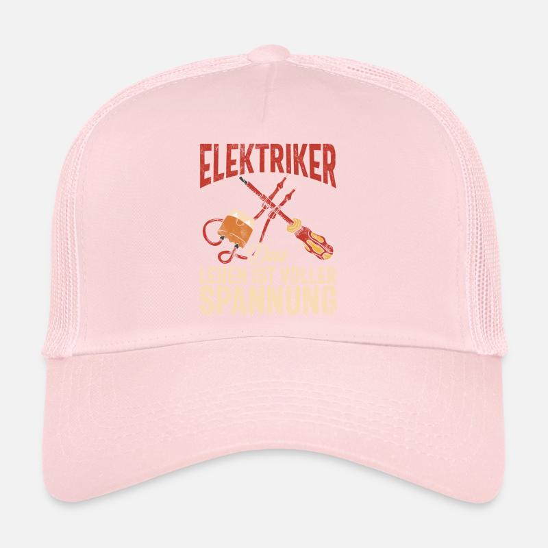 Elektroniker Elektrik Beruf Volt Elektrotechnik Trucker Cap