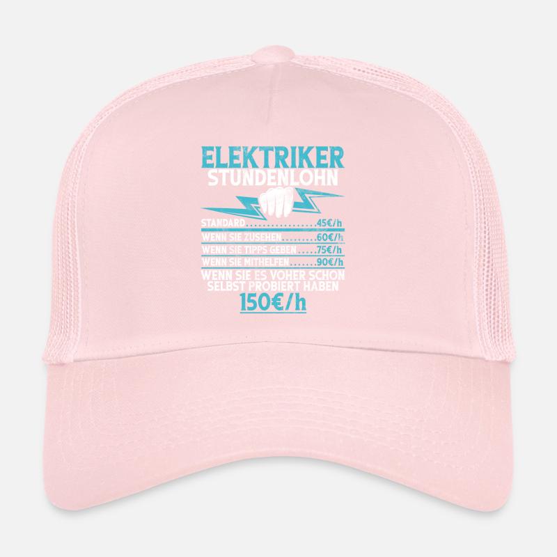 Electronics Technician Electrics Profession Volt Electrical Engineering Trucker Cap