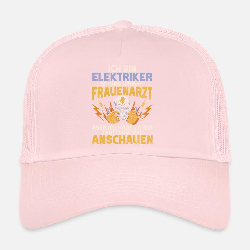 Electronics Technician Electrics Profession Volt Electrical Engineering Trucker Cap