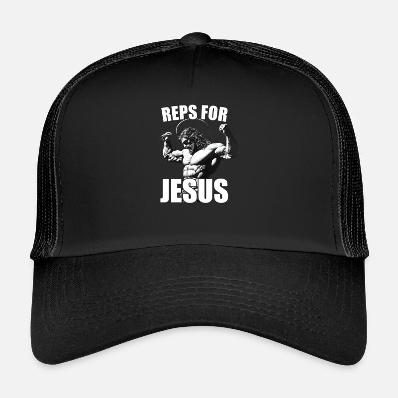 Reps For Jesus Gym Trucker Cap