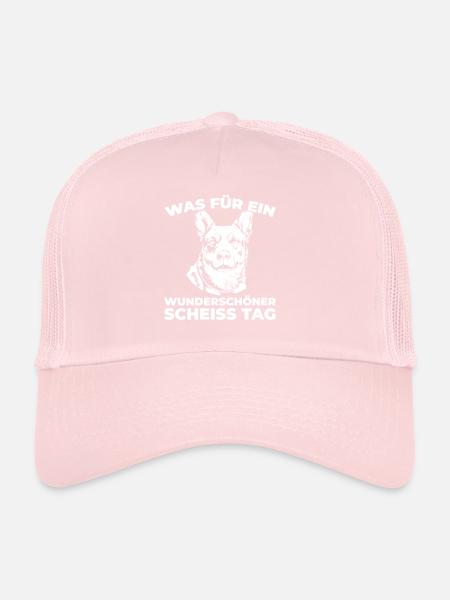 Australian Cattle Dog - Trucker Cap - pale pink - Front