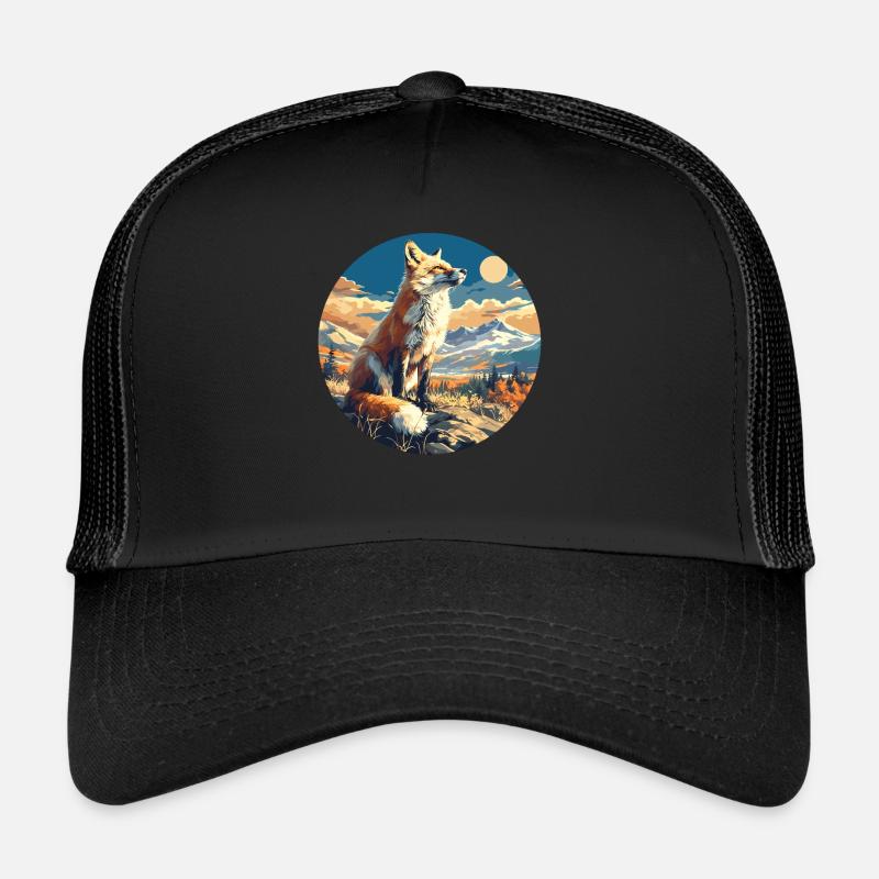 Füchse Fuchs - Trucker Cap - Schwarz/Schwarz