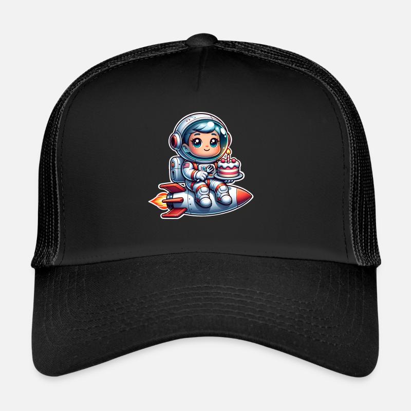 Anniversaire astronaute Casquette trucker 