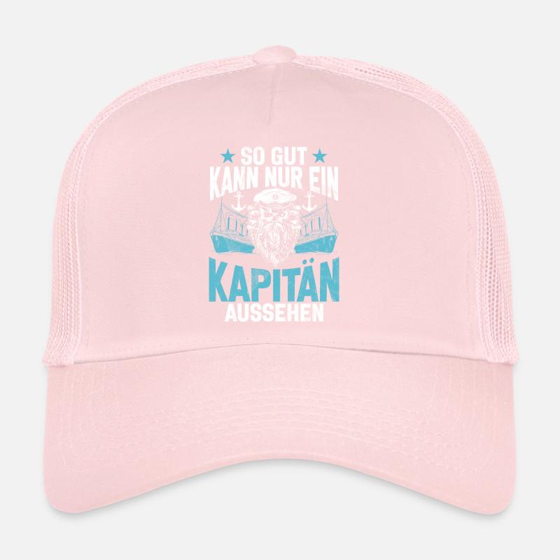 Captain Sailing Saying Boat Sailboat Captain Trucker Cap