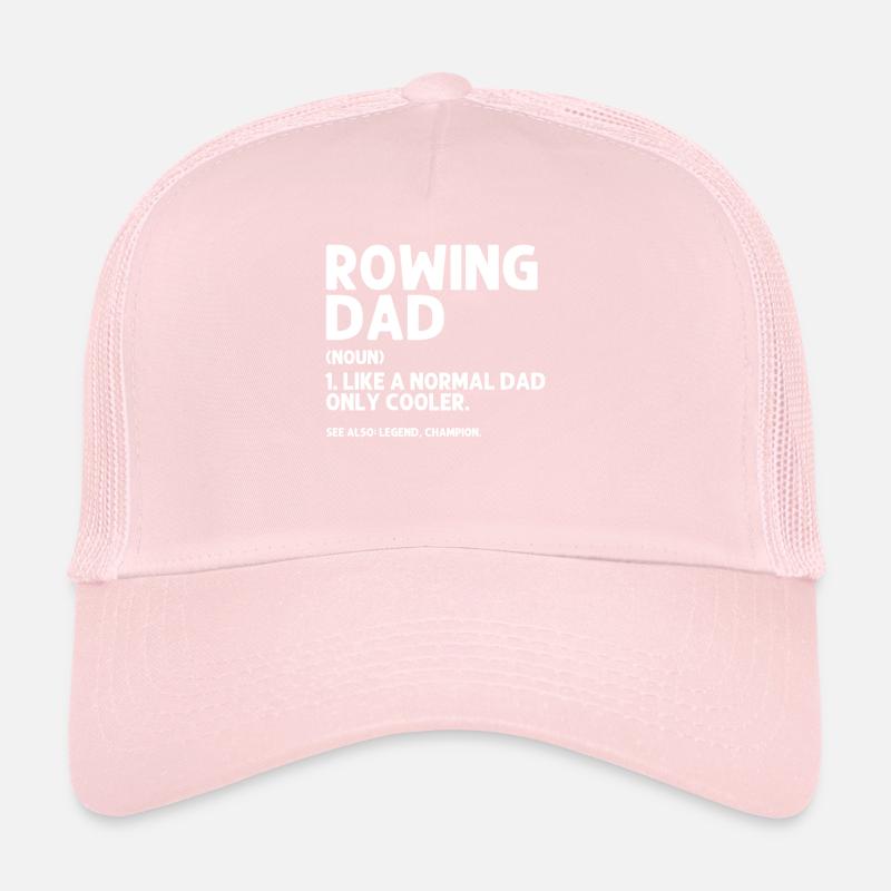 Aviron Papa Skiff Rameur Steersman Course de bateaux Casquette trucker 