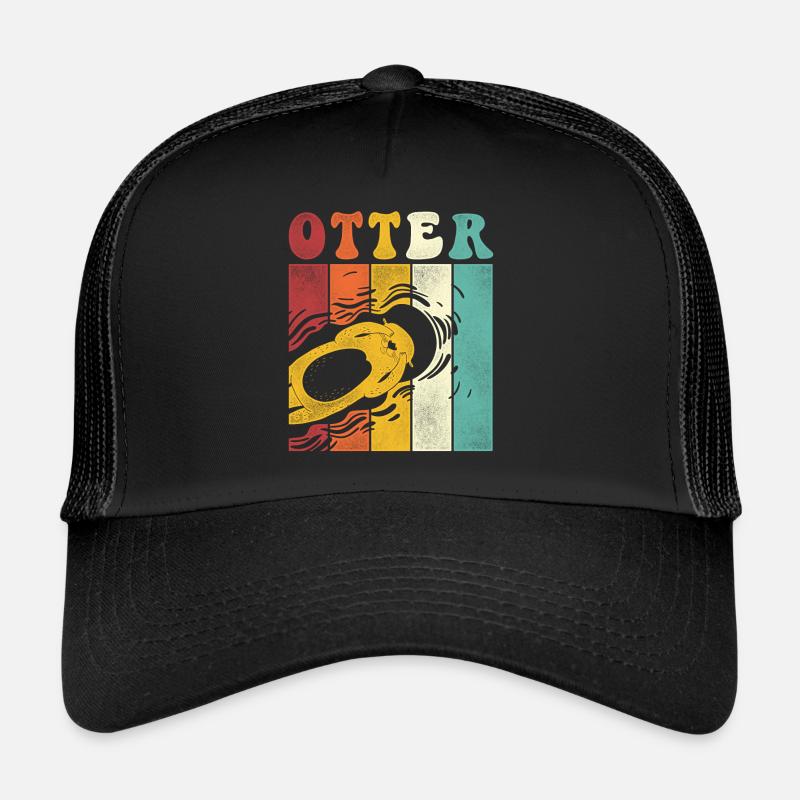 Otter Retro Vintage Otter Trucker Cap
