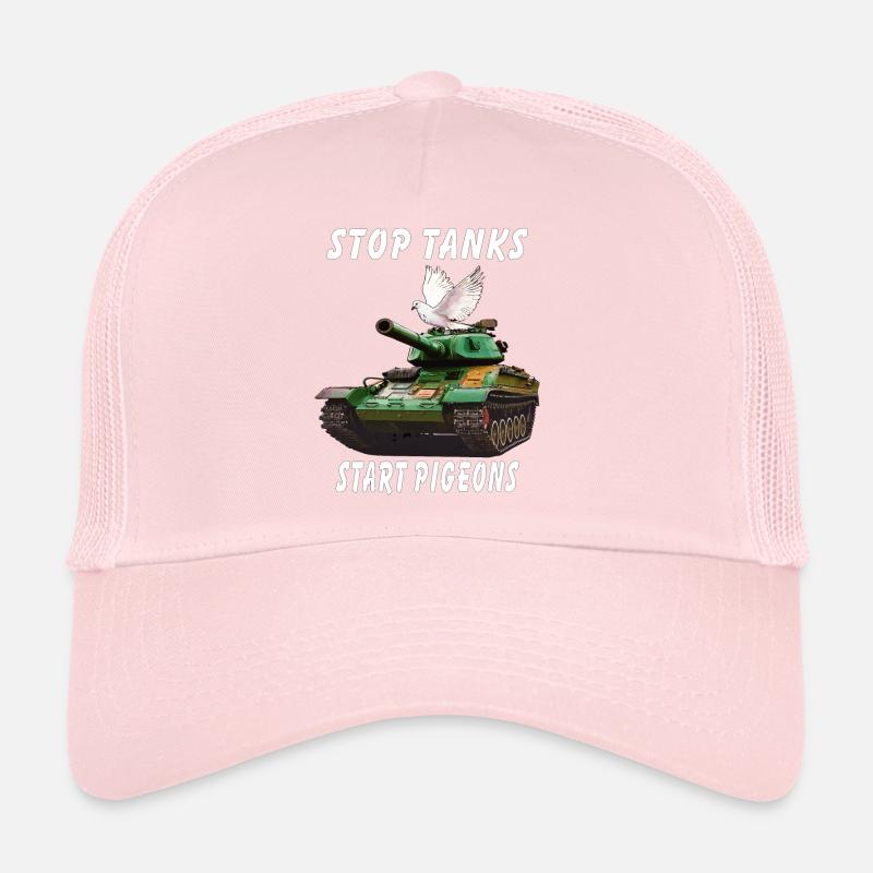 STOP TANKS START PIGEONS Casquette trucker 
