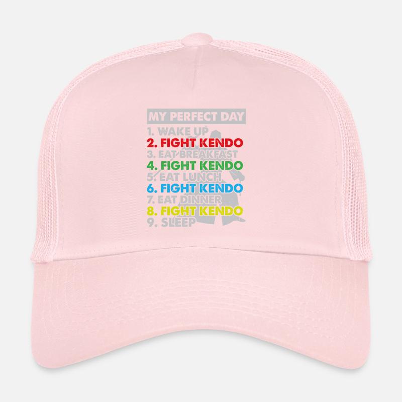 Kendo Wrestler Kendo Fighter - Kendo Day Plan Trucker Cap